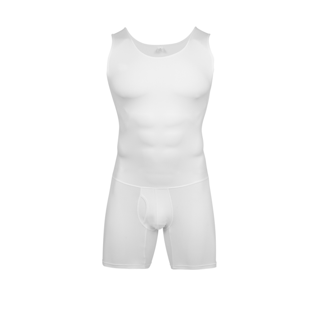 Shapewear Bodysuit Firm - Body moldeador para hombre, camisa adelgazante
