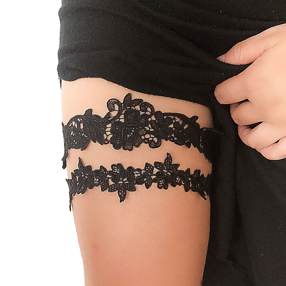 K02 Liguero de encaje suave y  - Garter Belt Set reseña y precio