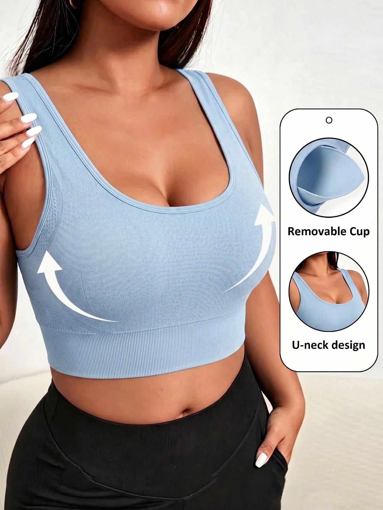 Sujetador deportivo sin costur - Push Up Bra Padded reseña y precio