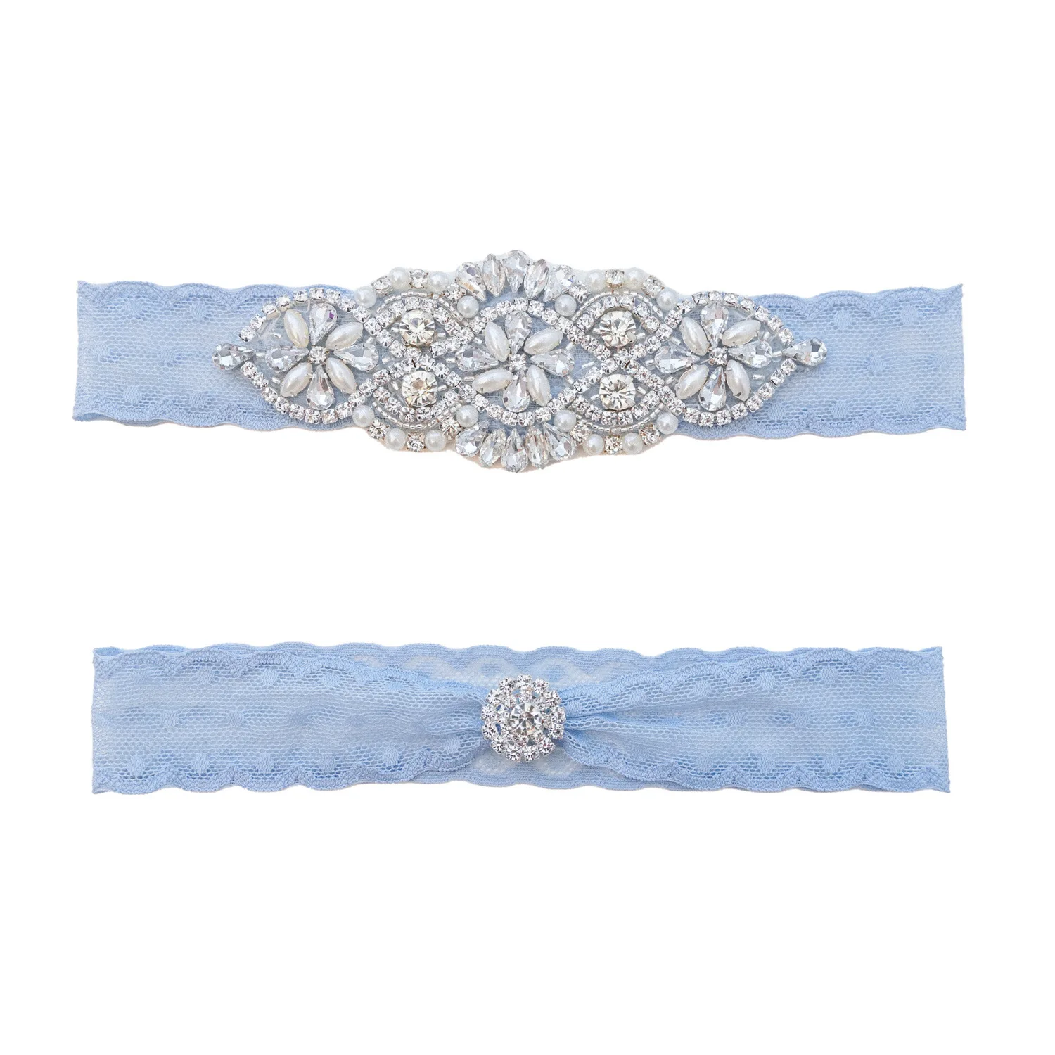 Ligas de boda de cristales de  - Garter Belt Set reseña y precio