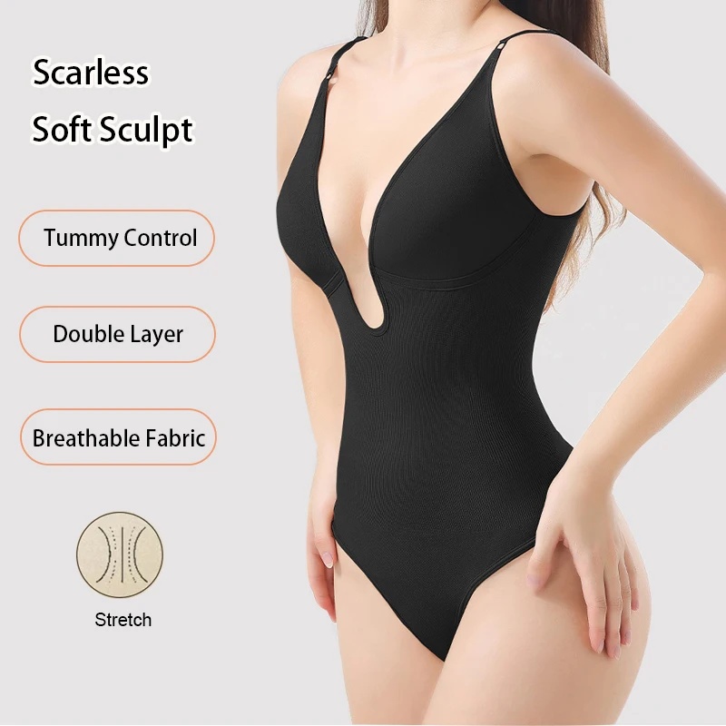 Body Moldeador Sin Espalda par - Shapewear Bodysuit Firm reseña y precio